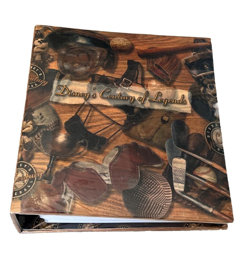 Disney Parks Vintage Century of Legends Photo Album 50 pgs 4x6 EUC